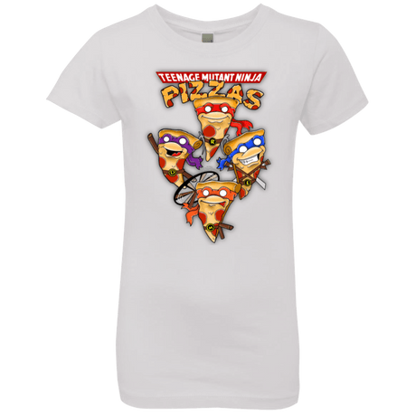 T-Shirts White / YXS Pizza Ninjas Girls Premium T-Shirt