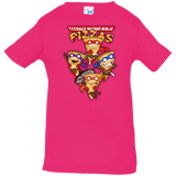 T-Shirts Hot Pink / 6 Months Pizza Ninjas Infant PremiumT-Shirt