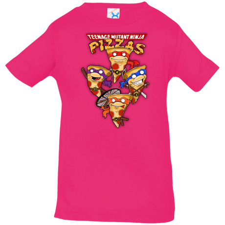 T-Shirts Hot Pink / 6 Months Pizza Ninjas Infant PremiumT-Shirt
