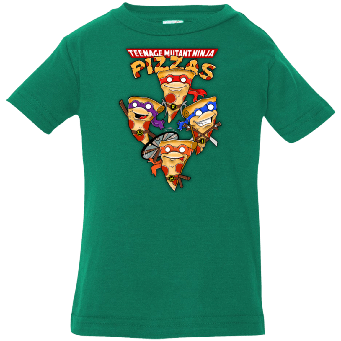T-Shirts Kelly / 6 Months Pizza Ninjas Infant PremiumT-Shirt