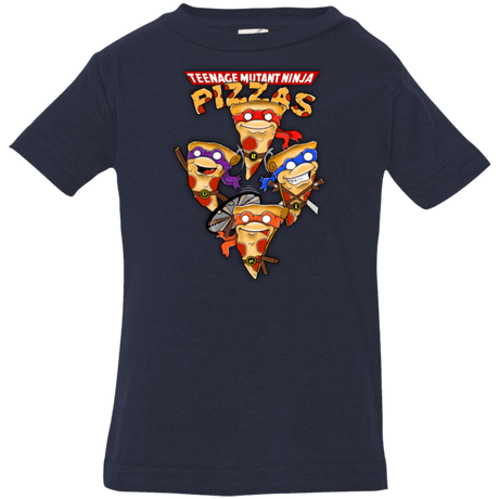 T-Shirts Navy / 6 Months Pizza Ninjas Infant PremiumT-Shirt