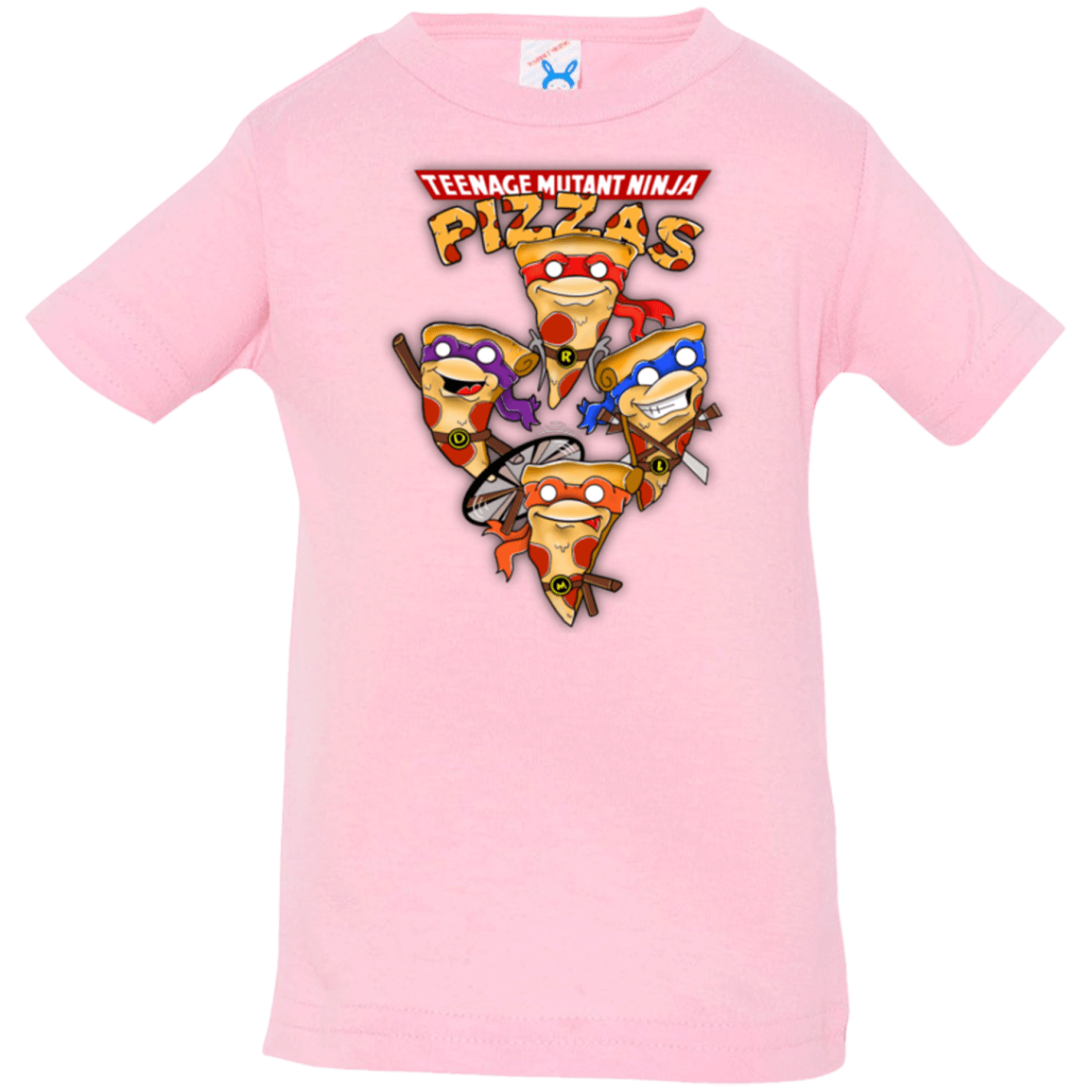 T-Shirts Pink / 6 Months Pizza Ninjas Infant PremiumT-Shirt