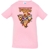 T-Shirts Pink / 6 Months Pizza Ninjas Infant PremiumT-Shirt