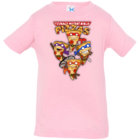 T-Shirts Pink / 6 Months Pizza Ninjas Infant PremiumT-Shirt