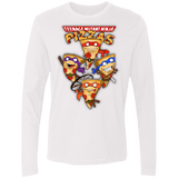 T-Shirts White / Small Pizza Ninjas Men's Premium Long Sleeve
