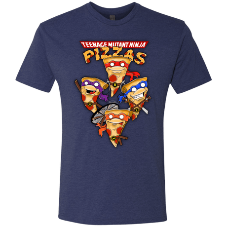 T-Shirts Vintage Navy / Small Pizza Ninjas Men's Triblend T-Shirt
