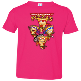 T-Shirts Hot Pink / 2T Pizza Ninjas Toddler Premium T-Shirt