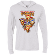 T-Shirts Heather White / X-Small Pizza Ninjas Triblend Long Sleeve Hoodie Tee