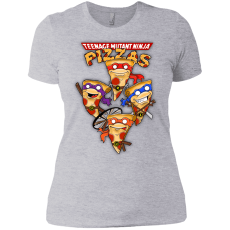 T-Shirts Heather Grey / X-Small Pizza Ninjas Women's Premium T-Shirt