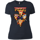 T-Shirts Indigo / X-Small Pizza Ninjas Women's Premium T-Shirt