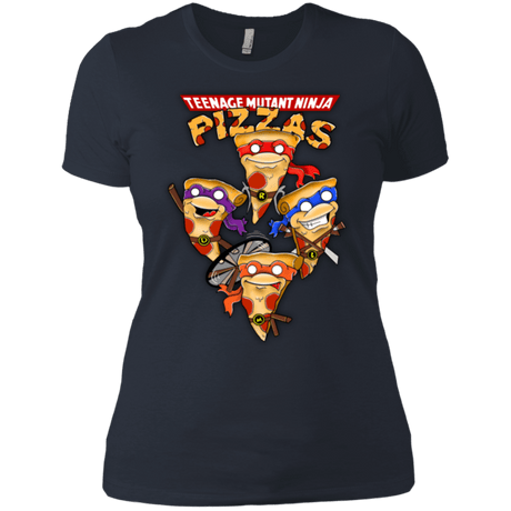 T-Shirts Indigo / X-Small Pizza Ninjas Women's Premium T-Shirt