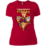 T-Shirts Red / X-Small Pizza Ninjas Women's Premium T-Shirt