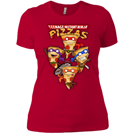 T-Shirts Red / X-Small Pizza Ninjas Women's Premium T-Shirt