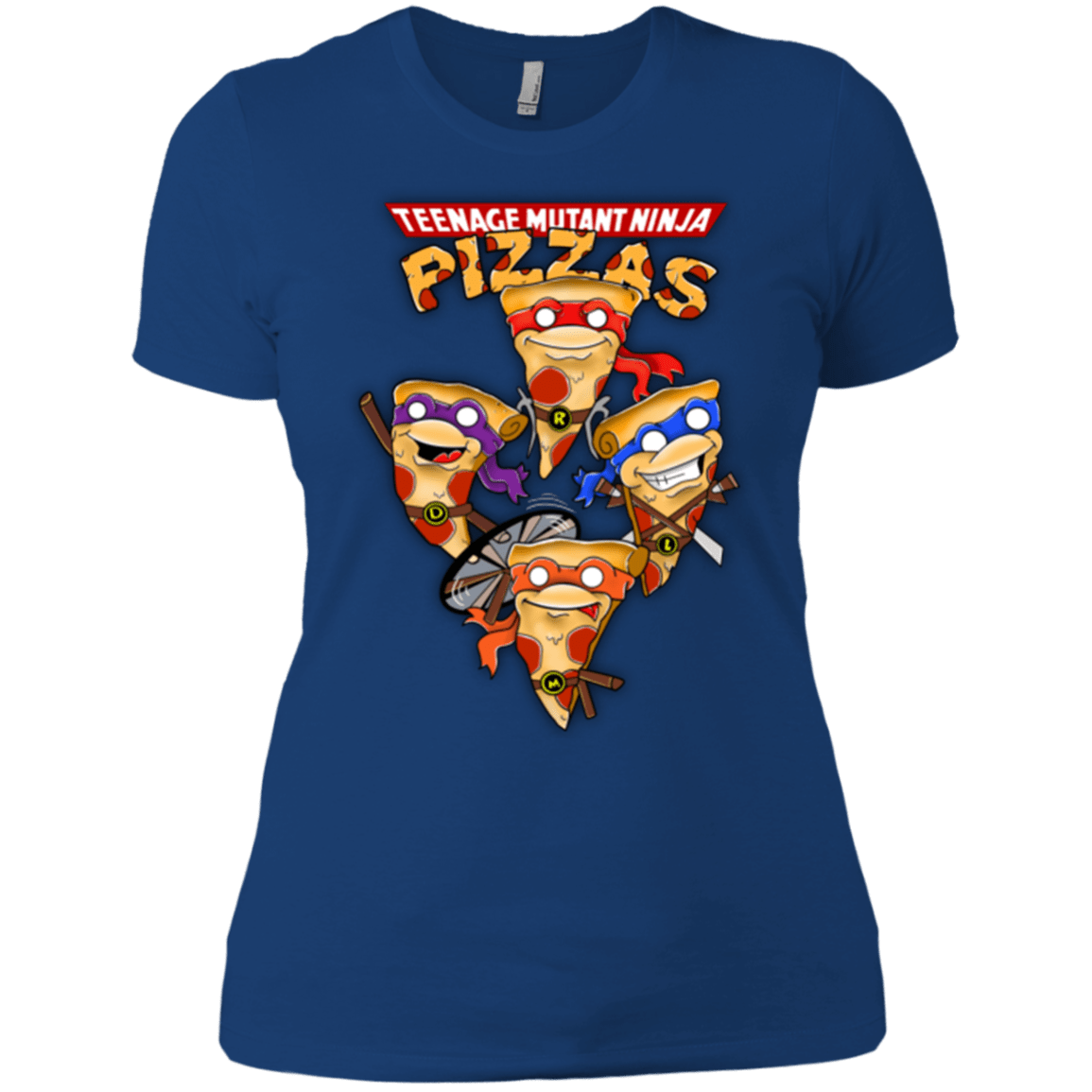 T-Shirts Royal / X-Small Pizza Ninjas Women's Premium T-Shirt