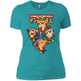 T-Shirts Tahiti Blue / X-Small Pizza Ninjas Women's Premium T-Shirt