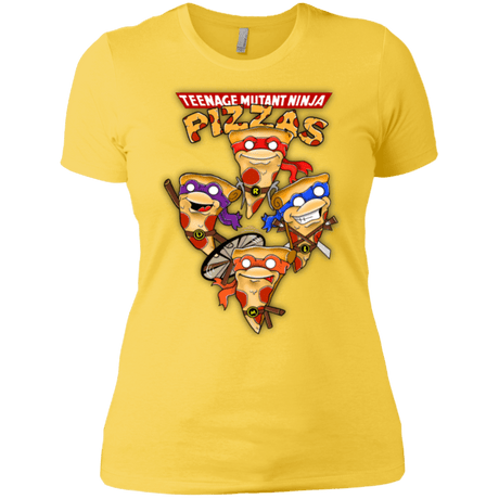 T-Shirts Vibrant Yellow / X-Small Pizza Ninjas Women's Premium T-Shirt