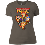 T-Shirts Warm Grey / X-Small Pizza Ninjas Women's Premium T-Shirt