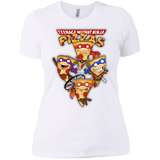 T-Shirts White / X-Small Pizza Ninjas Women's Premium T-Shirt