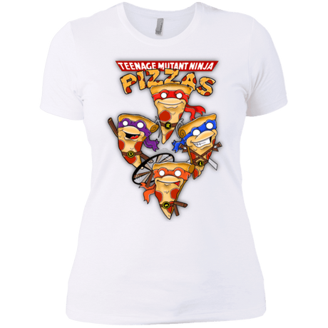 T-Shirts White / X-Small Pizza Ninjas Women's Premium T-Shirt