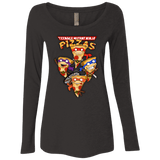 T-Shirts Vintage Black / Small Pizza Ninjas Women's Triblend Long Sleeve Shirt