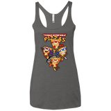 T-Shirts Premium Heather / X-Small Pizza Ninjas Women's Triblend Racerback Tank