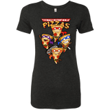 T-Shirts Vintage Black / Small Pizza Ninjas Women's Triblend T-Shirt