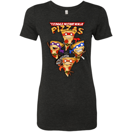 T-Shirts Vintage Black / Small Pizza Ninjas Women's Triblend T-Shirt
