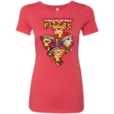 T-Shirts Vintage Red / Small Pizza Ninjas Women's Triblend T-Shirt