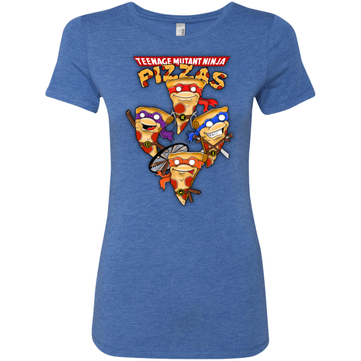 T-Shirts Vintage Royal / Small Pizza Ninjas Women's Triblend T-Shirt