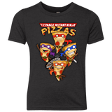 T-Shirts Vintage Black / YXS Pizza Ninjas Youth Triblend T-Shirt