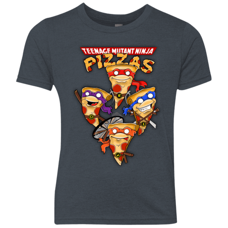 T-Shirts Vintage Navy / YXS Pizza Ninjas Youth Triblend T-Shirt