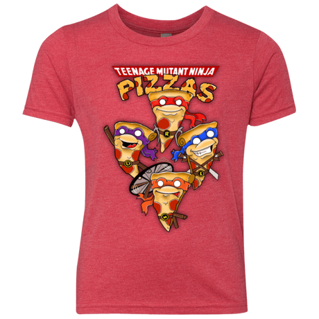 T-Shirts Vintage Red / YXS Pizza Ninjas Youth Triblend T-Shirt