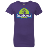 T-Shirts Purple Rush / YXS Pizza Planet Girls Premium T-Shirt