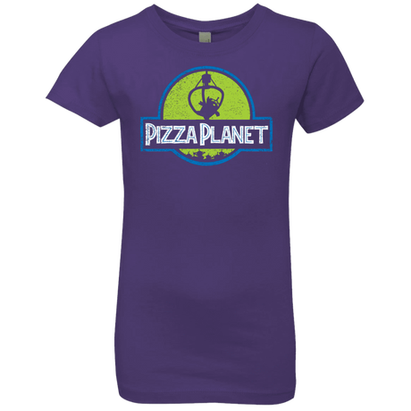 T-Shirts Purple Rush / YXS Pizza Planet Girls Premium T-Shirt