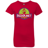 T-Shirts Red / YXS Pizza Planet Girls Premium T-Shirt
