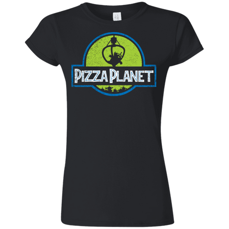 T-Shirts Black / S Pizza Planet Junior Slimmer-Fit T-Shirt