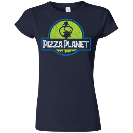 T-Shirts Navy / S Pizza Planet Junior Slimmer-Fit T-Shirt