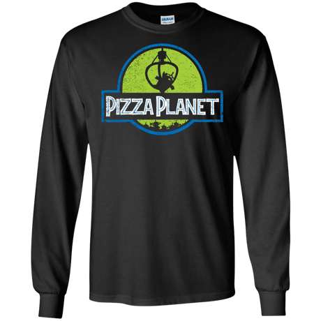 T-Shirts Black / S Pizza Planet Men's Long Sleeve T-Shirt