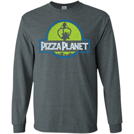 T-Shirts Dark Heather / S Pizza Planet Men's Long Sleeve T-Shirt