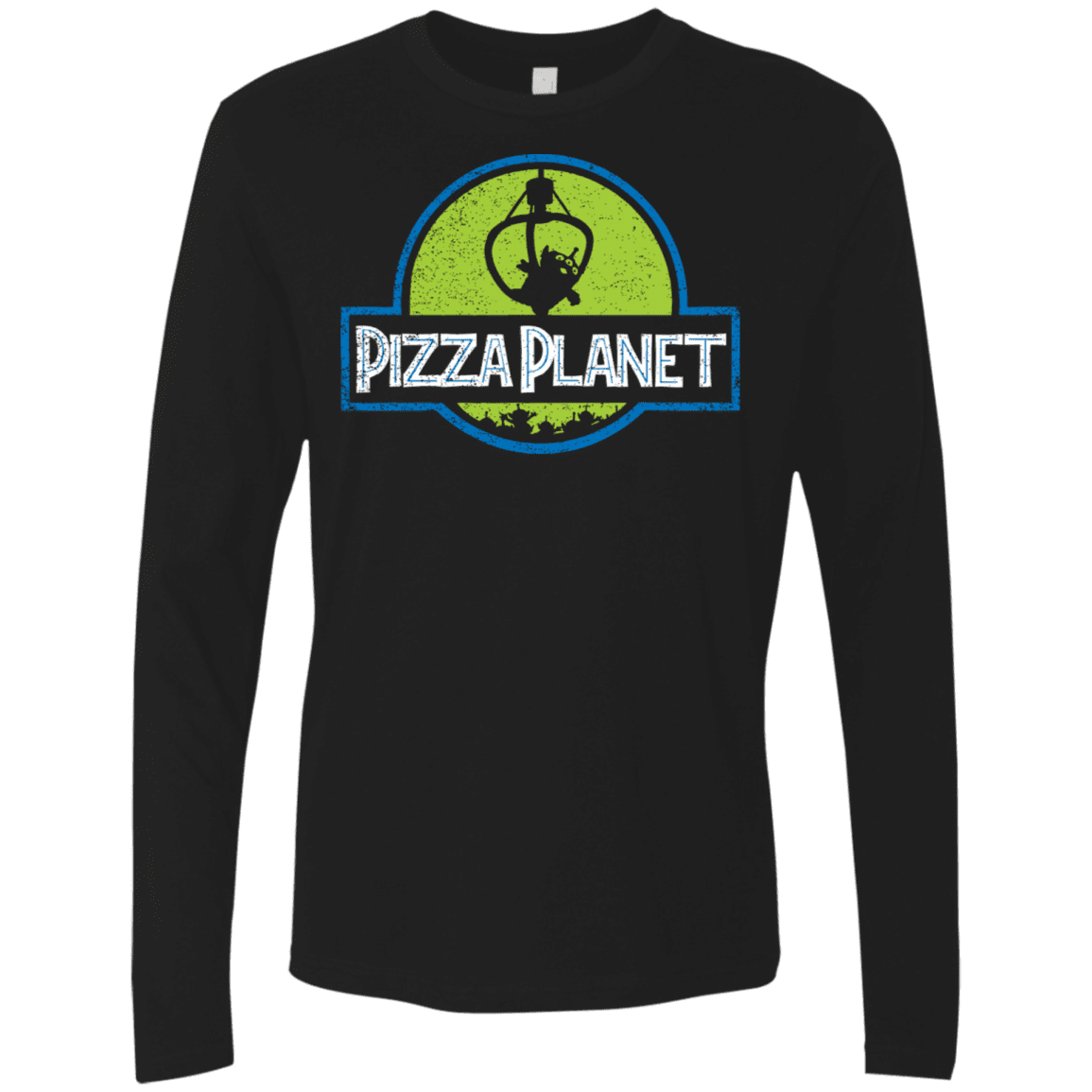 T-Shirts Black / S Pizza Planet Men's Premium Long Sleeve