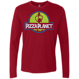 T-Shirts Cardinal / S Pizza Planet Men's Premium Long Sleeve