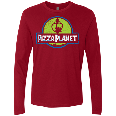 T-Shirts Cardinal / S Pizza Planet Men's Premium Long Sleeve