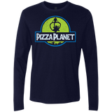 T-Shirts Midnight Navy / S Pizza Planet Men's Premium Long Sleeve