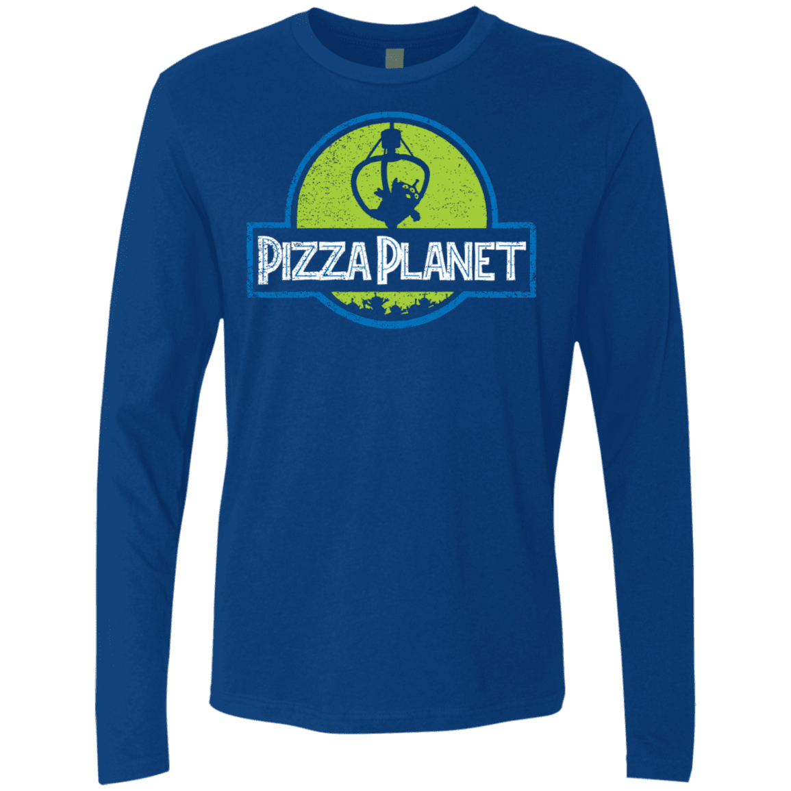 T-Shirts Royal / S Pizza Planet Men's Premium Long Sleeve