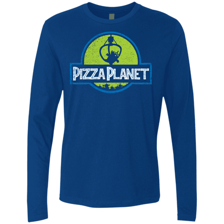 T-Shirts Royal / S Pizza Planet Men's Premium Long Sleeve