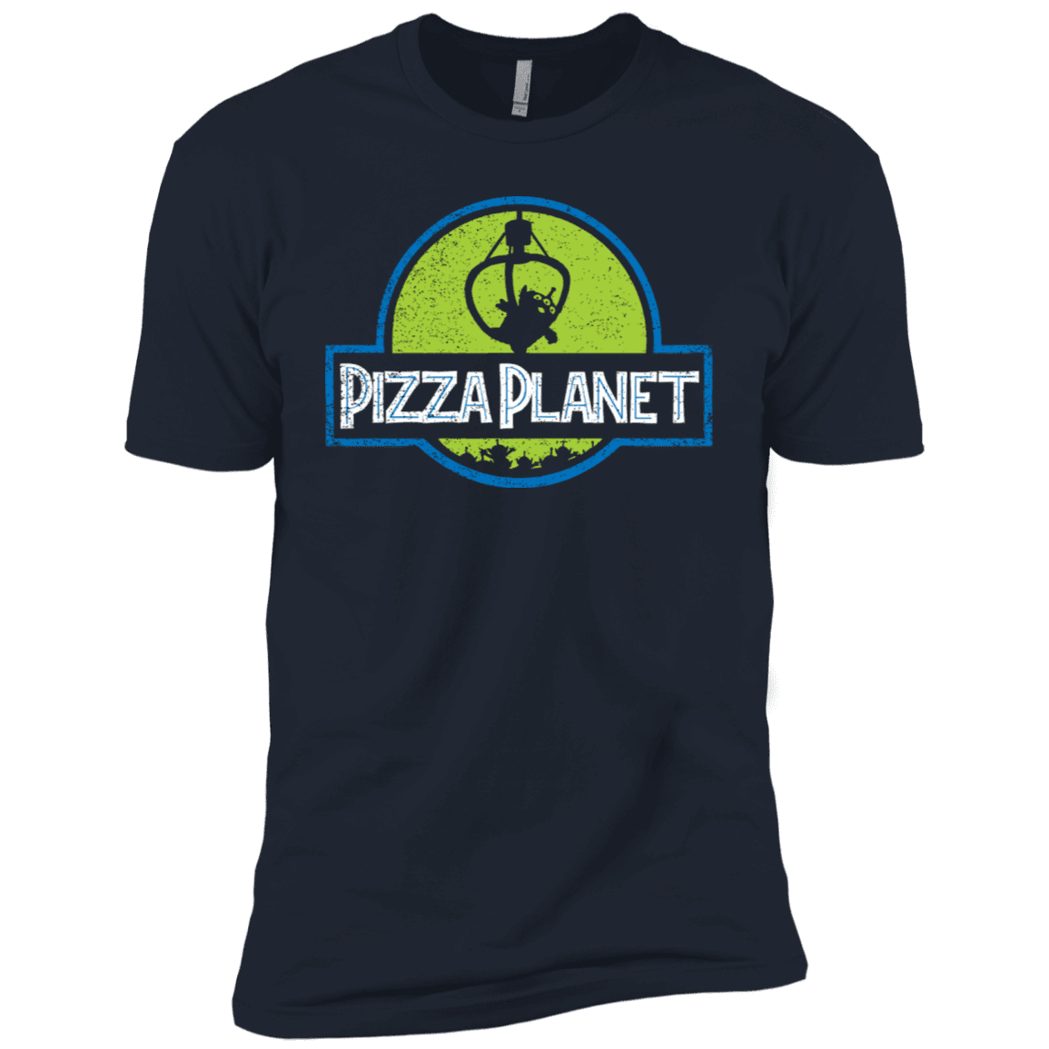 T-Shirts Midnight Navy / X-Small Pizza Planet Men's Premium T-Shirt