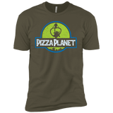 T-Shirts Military Green / X-Small Pizza Planet Men's Premium T-Shirt