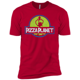 T-Shirts Red / X-Small Pizza Planet Men's Premium T-Shirt