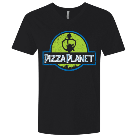 T-Shirts Black / X-Small Pizza Planet Men's Premium V-Neck