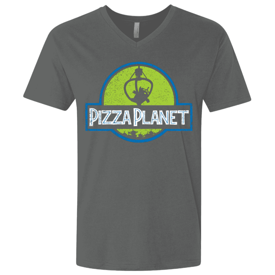 T-Shirts Heavy Metal / X-Small Pizza Planet Men's Premium V-Neck